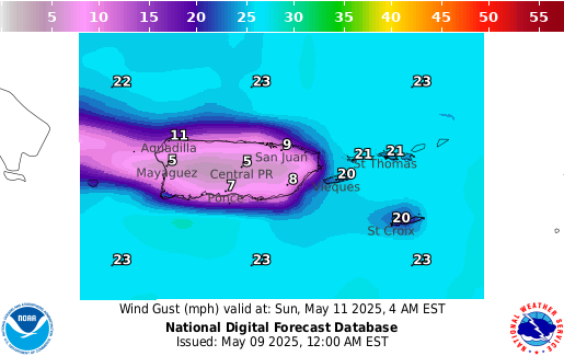 National Digital Forecast Database Image