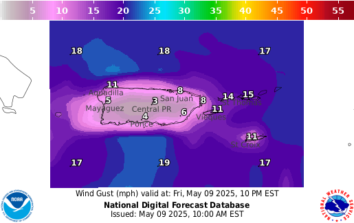 National Digital Forecast Database Image