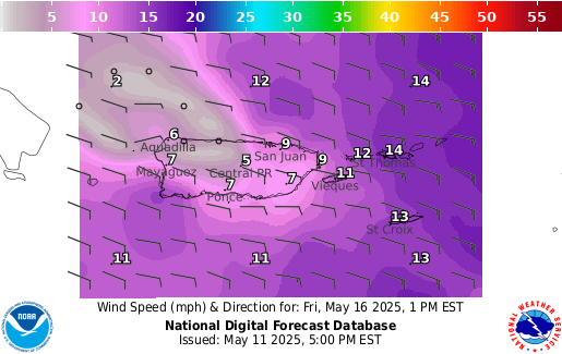 National Digital Forecast Database Image