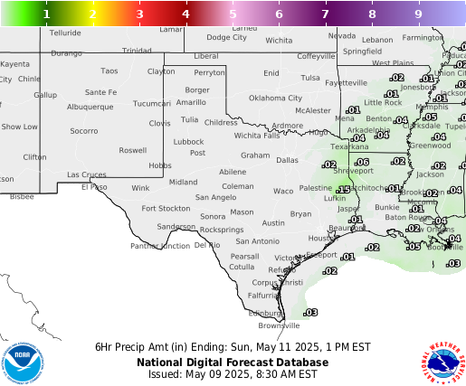 National Digital Forecast Database Image