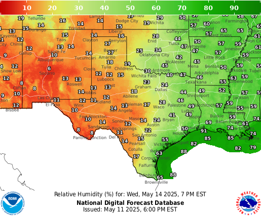 National Digital Forecast Database Image
