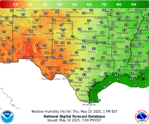 National Digital Forecast Database Image
