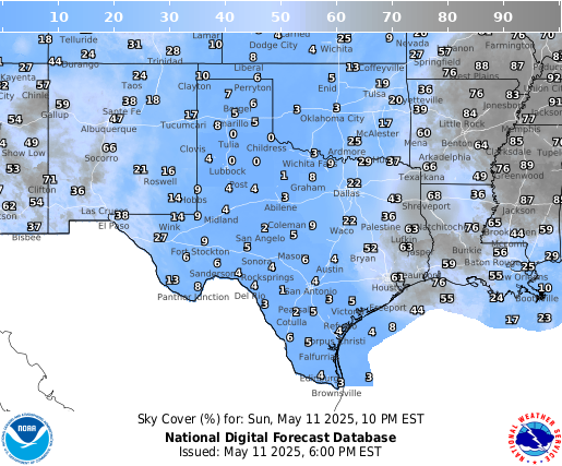 National Digital Forecast Database Image
