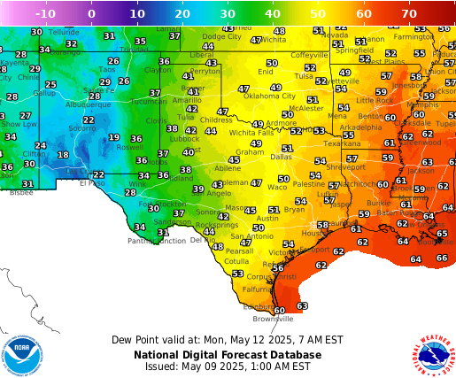 National Digital Forecast Database Image