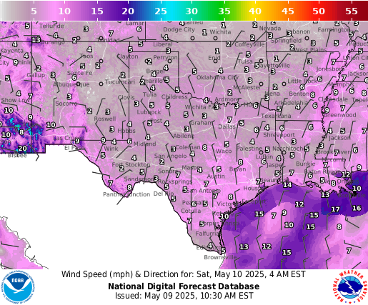National Digital Forecast Database Image