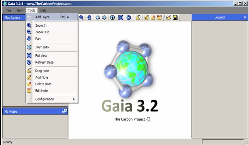 Gaia Main User Interface